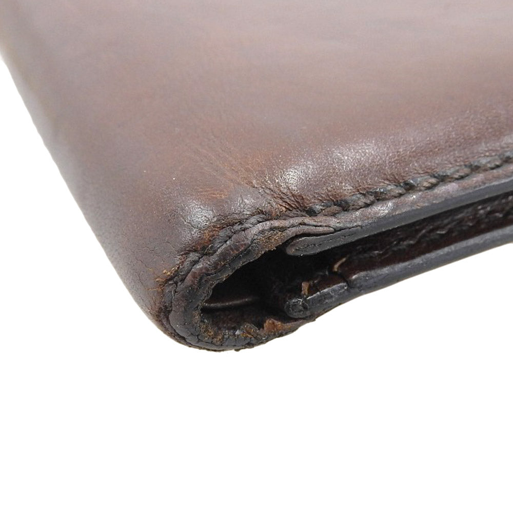 Gucci Leather Bifold Wallet Brown