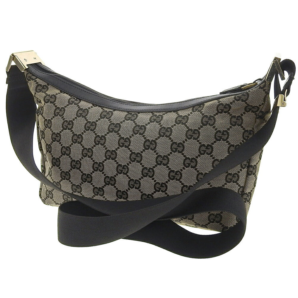 Gucci GG Canvas Shoulder Bag Gray