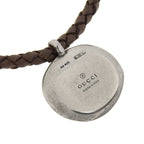 Gucci AG925 Leather Pendant Necklace