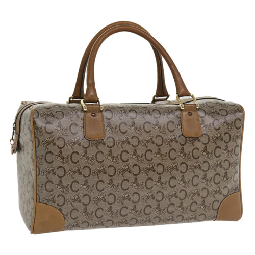 CELINE C Macadam Canvas Hand Bag Beige  tp628