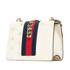 Gucci Sylvie Bee & Star Leather Shoulder Bag