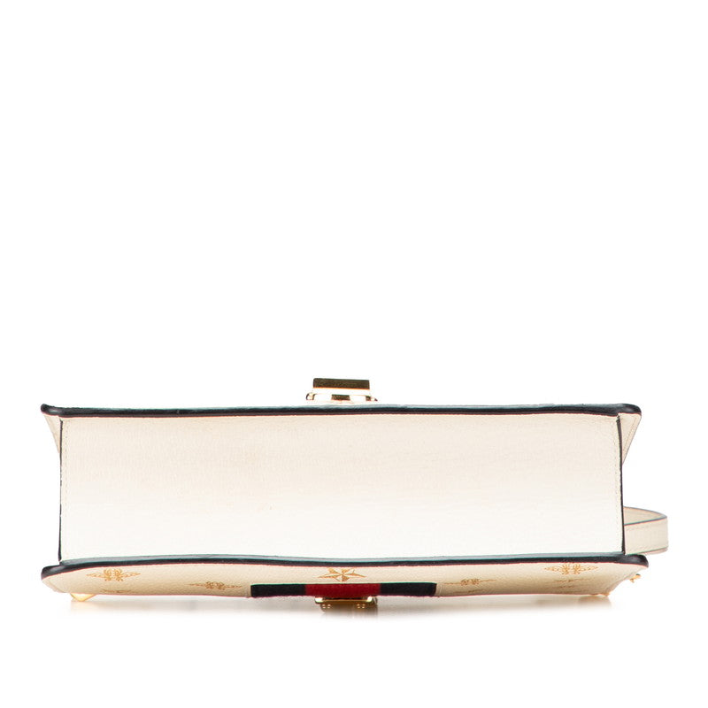 Gucci Sylvie Bee & Star Leather Shoulder Bag