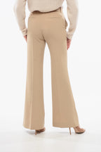 Chloe Twill Wool Flared Fit Pants