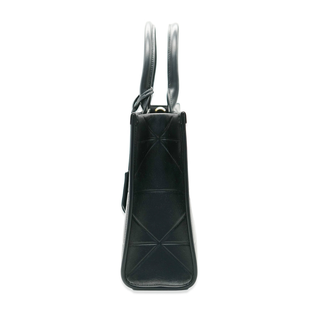 PRADA Black Soft Calfskin Small Symbole Tote