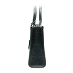 PRADA Black Soft Calfskin Small Symbole Tote