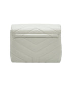 SAINT LAURENT - Blanc Vintage Calfskin Toy Loulou Bag