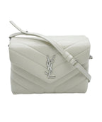 SAINT LAURENT - Blanc Vintage Calfskin Toy Loulou Bag