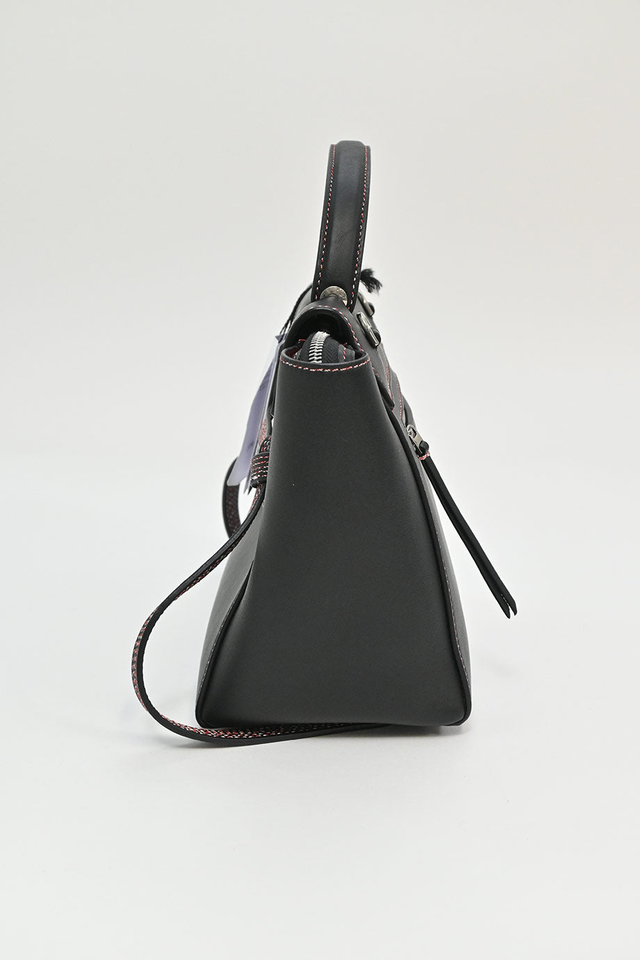 CELINE Black smooth calfskin Micro Stitch Belt Bag