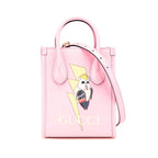 Gucci × Bananya Leather 2way Handbag