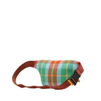 Gucci Children Check Star Canvas Leather Waist Bag