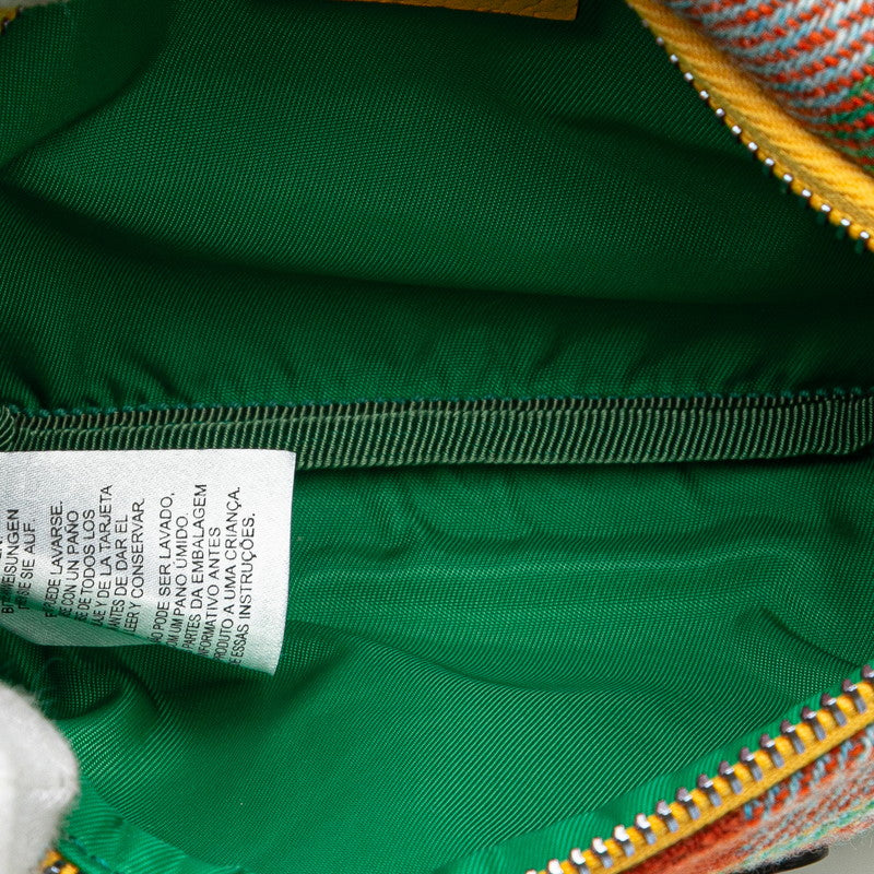 Gucci Children Check Star Canvas Leather Waist Bag