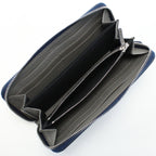 FENDI 7M0210 AGQZ Zip Around Wallet Purse Zip Around leather color navy unisex