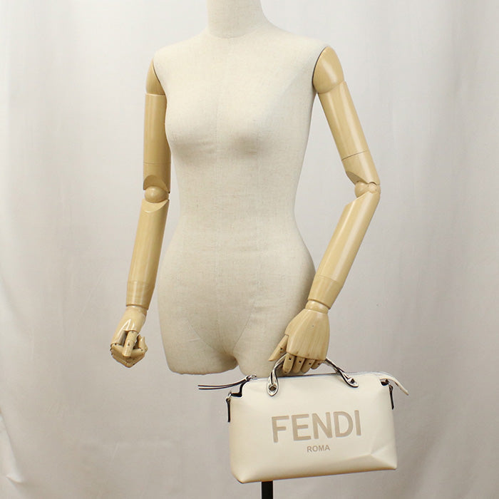 FENDI 8BL146 AC9L F0C88 By the Way Medium Handbag leather White Women