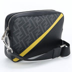 FENDI 7M0286 A9XS Camera case Diagonal shoulder bag PVC  black mens