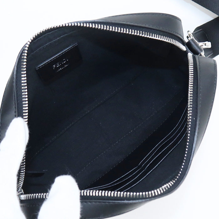 FENDI 7M0286 A9XS Camera case Diagonal shoulder bag PVC  black mens