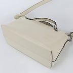 FENDI 8BL146 AC9L By the way medium Handbag Shoulder bag leather White Women