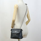 FENDI 8BZ041 Backpack Back to school mini Crossbody Bags leather black Women