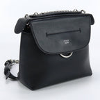 FENDI 8BZ041 Backpack Back to school mini Crossbody Bags leather black Women