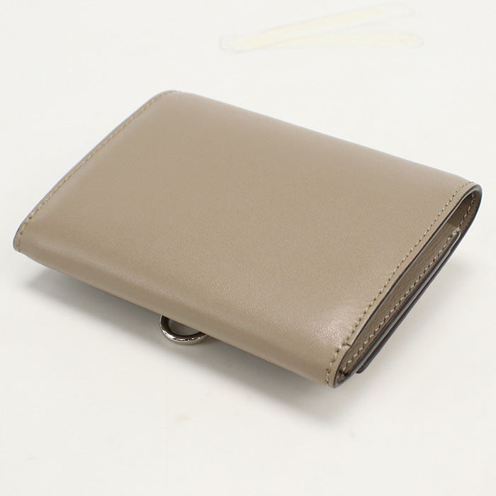 FENDI 8M0217 SME Card Case By the way Business card holder leather beige Women(unisex)
