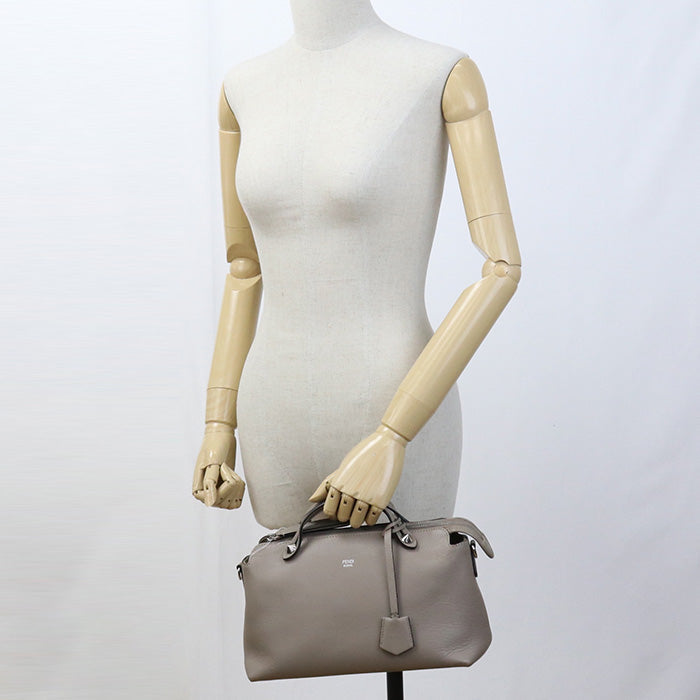 FENDI 8BL146 1D5 By the Way Medium Handbag leather gray Women