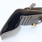 FENDI 8M0386 AAFM F13VK Bi-fold wallet F is Fendi Zucca Continental leather Brown Women