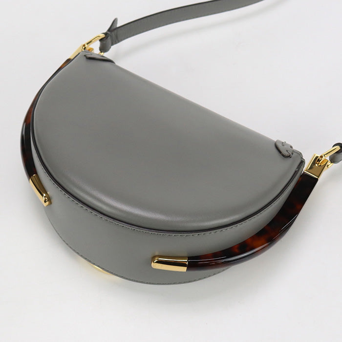 FENDI 8BT346 ABVL F1BZC Shoulder Bag Moonlight Cross body leather,Plexiglass grey Women