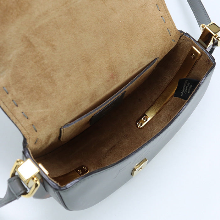 FENDI 8BT346 ABVL F1BZC Shoulder Bag Moonlight Cross body leather,Plexiglass grey Women