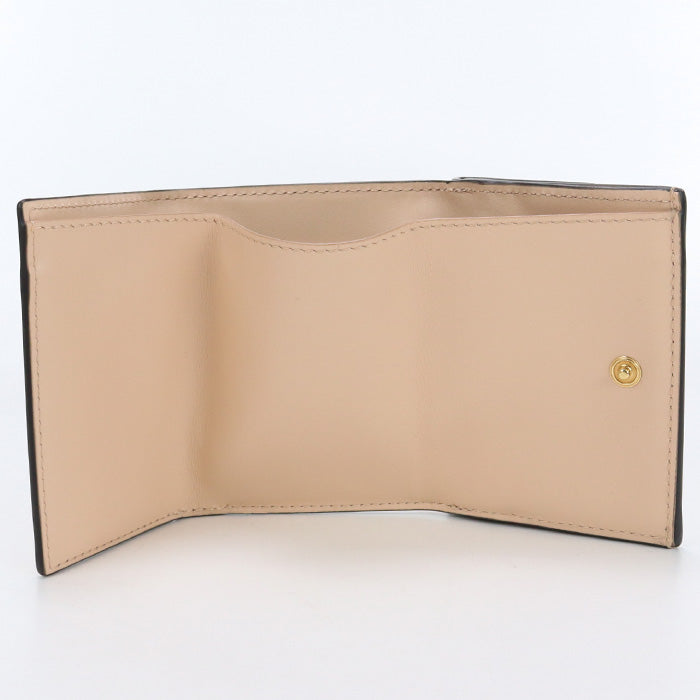 FENDI 8M0395 Tri-fold wallet Fendi Micro Mini Wallet Calf leather pink Women