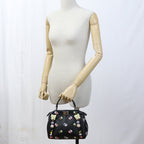 FENDI 8BN244 9GL Selleria Bag Peek-a-boo mini Handbag leather  black Women