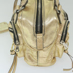 Chloe Shoulder Bag Leather Gold Tone uy155