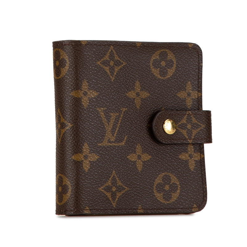 Louis Vuitton Monogram Compact Zip Bifold Wallet M61667