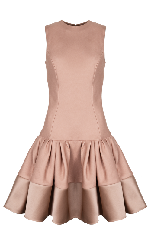 CHRISTIAN DIOR Ruffled Dress Rosa