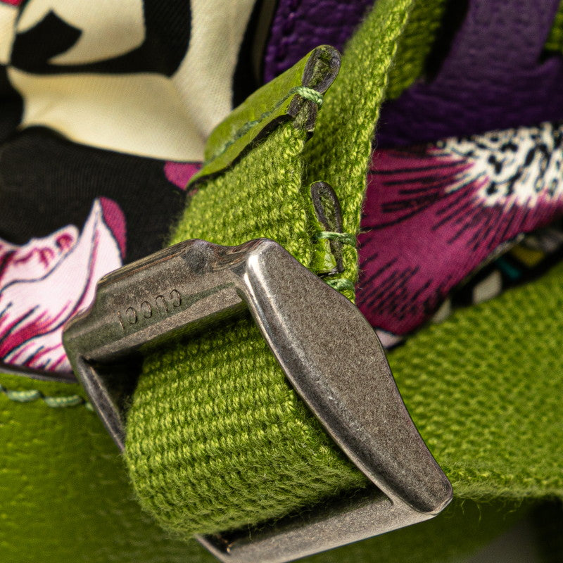 Gucci × The North Face Floral Motif Nylon Leather Backpack Limited