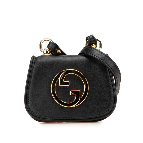 Gucci Blondie Interlocking G Leather Shoulder Wallet