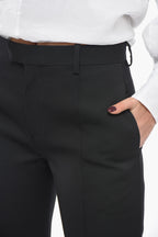 Bottega Veneta Wool Front-pleated Pants with Curved Design