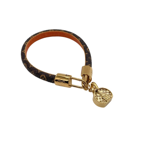 Louis Vuitton BAG LEATHER GOLD BRACELET