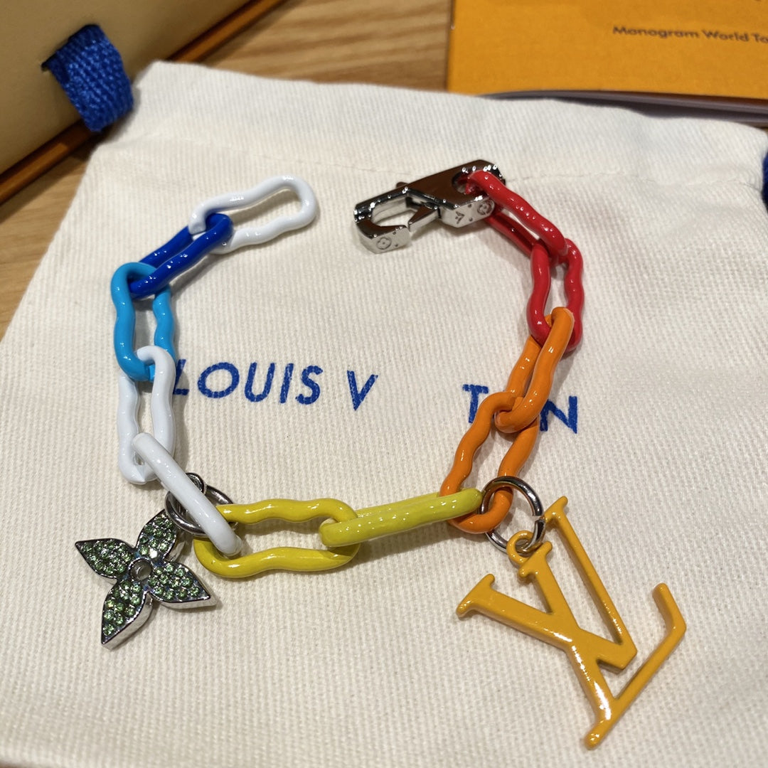 Louis Vuitton LIMITED EDITION RAINBOW MULTI-COLOR BRACELET