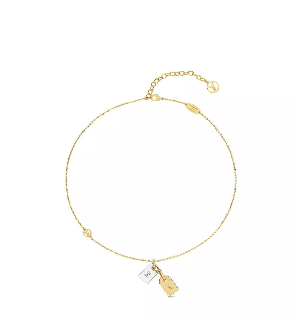 Louis Vuitton GOLD AND SILVER DOUBLE BRAND GOLD BRACELET