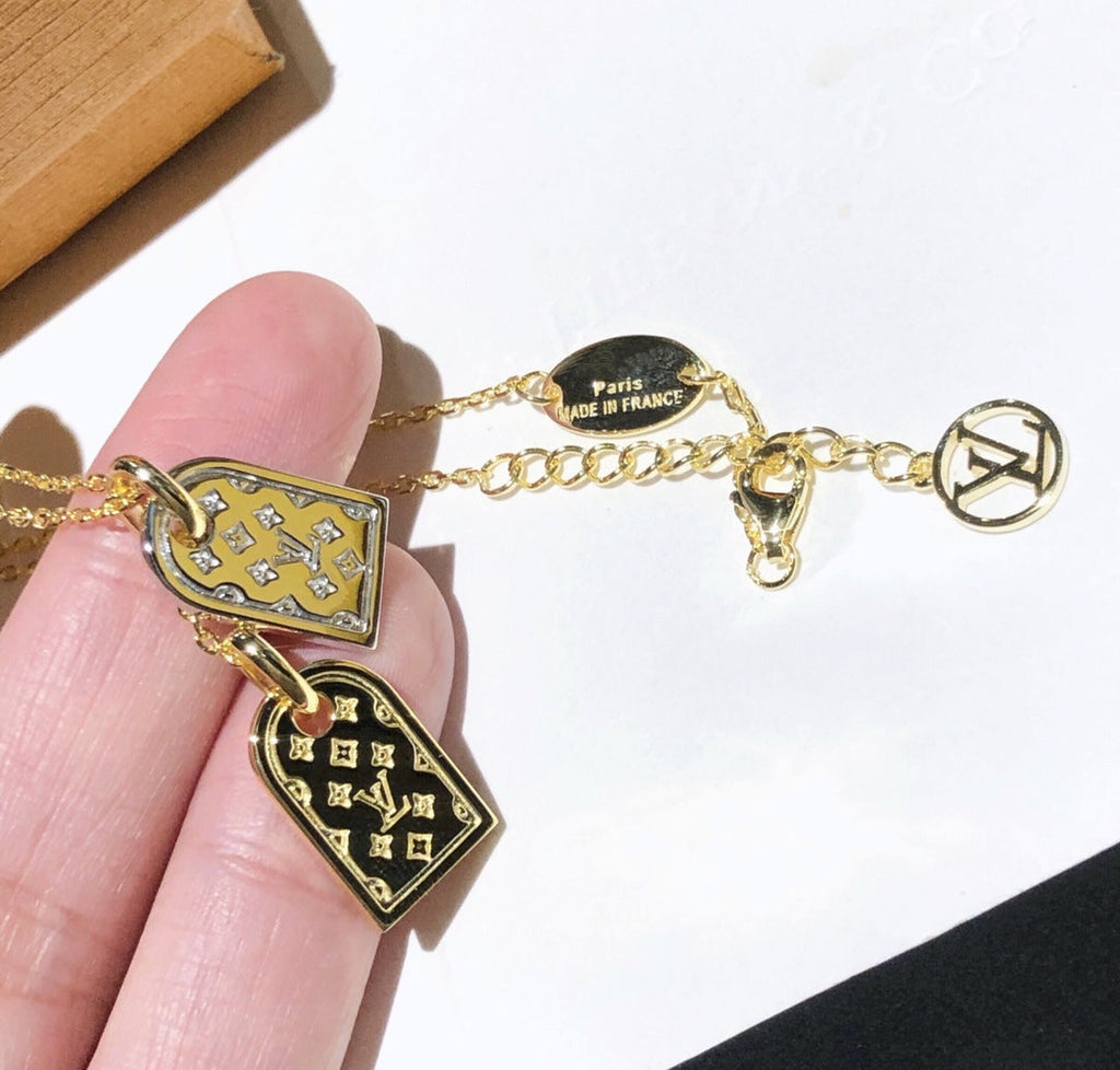 Louis Vuitton GOLD AND SILVER DOUBLE BRAND GOLD BRACELET