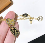 Louis Vuitton GOLD AND SILVER DOUBLE BRAND GOLD BRACELET