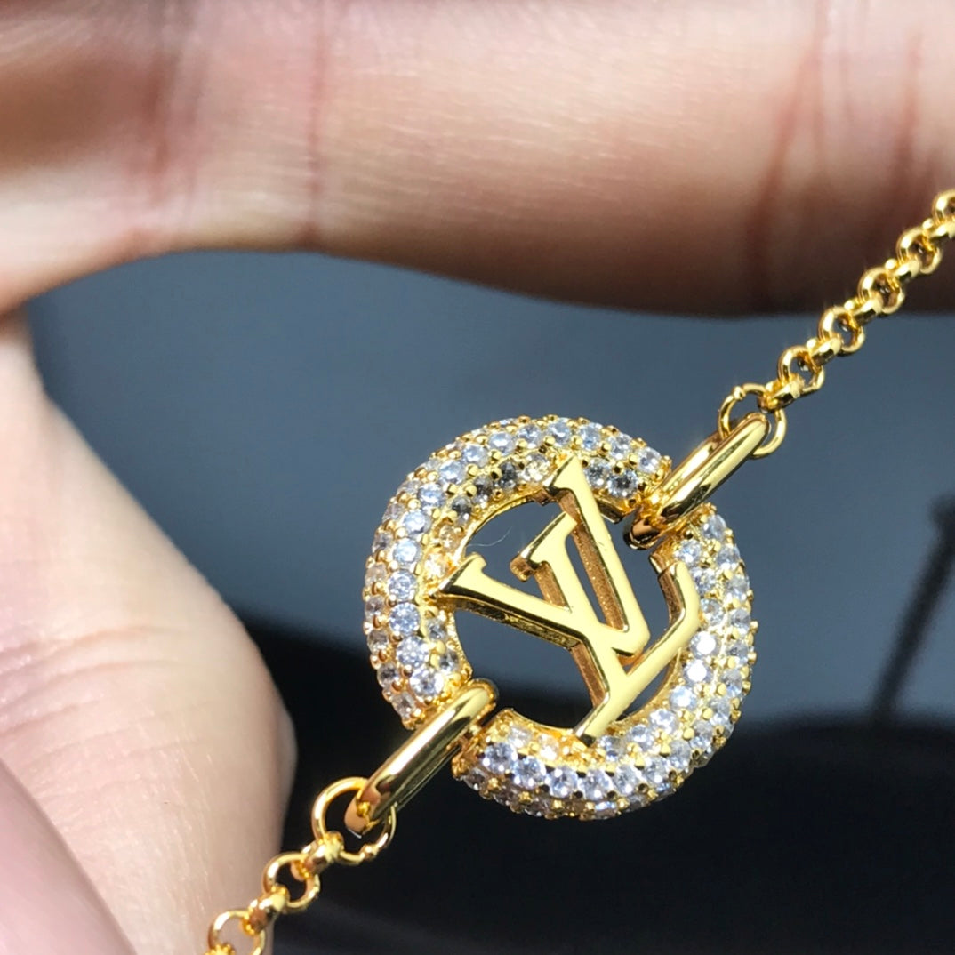 Louis Vuitton BY NIGHT DIAMOND PAVED GOLD BRACELET