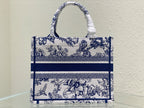 DIOR Small Book Tote 26.5cm Jardin Botanique Blue