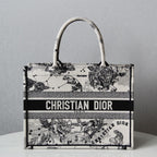 DIOR Medium Book Tote 36cm Hercules White