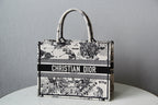DIOR Medium Book Tote 36cm Hercules White