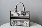 DIOR Medium Book Tote 36cm Hercules White