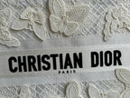 DIOR Medium Book Tote 36cm Butterfly Zodiac White