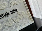 DIOR Large Book Tote 42cm Butterfly Zodiac White