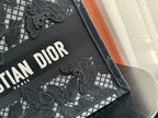 DIOR Medium Book Tote 36cm Butterfly Zodiac Black