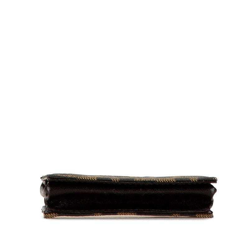 Fendi Zucca Canvas Leather Coin Case