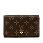 Louis Vuitton Monogram Bifold Wallet M61730 Brown PVC Leather